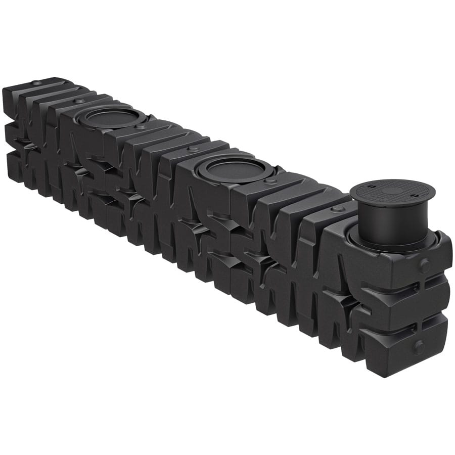 ACO Rain4me Zisterne Haus und Garten Professional Zisterne Regenwassertanks, 669x85x124 cm, 6000 L,stehend Image