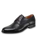 DIGEL Men's Business Shoes Sebastian Lace-Up Shoes Smooth Leather Lace-Up Shoes Office Elegant Plain Sebastian Black Smooth Leather Business Office Suit Classic Derby 130.001-215619, black, 9.5 UK