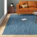 Blue/Navy 108 W in Area Rug - Ebern Designs Sayed Navy Area Rug, Polypropylene | Wayfair A4B572FEA1F7433B96B33F85637DF08D