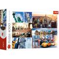 Trefl TR45006 New York, USA, Collage 4000 Teile, Premium Quality, für Erwachsene und Kinder ab 15 Jahren Puzzle, Farbig