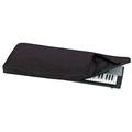 GEWA Keyboardabdeckung Economy, Keyboard Cover (hochwertiger Staubschutz für Keyboards, praktische Gurteinfassung, aus robustem Nylon, Maße: 106 x 45 x 6 cm), Schwarz