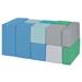 Factory Direct Partners SoftScape 12 Piece Big Block Set Foam/Vinyl in Blue | 16 H x 36 W x 16 D in | Wayfair 10417-CT