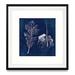 Breakwater Bay 'Cyanotype Oak Leaves' Graphic Art Print on Wrapped Canvas Paper in Blue | 30.5 H x 30.5 W x 1.5 D in | Wayfair