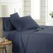 Ebern Designs Tahliyah Classic Sheet Set Microfiber/Polyester in Blue/Navy | Full | Wayfair EB35DF68F7254DA89B5DC27019A057E2