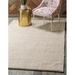 White 26 x 0.75 in Area Rug - RugPal Carrie Ivory Area Rug Polypropylene | 26 W x 0.75 D in | Wayfair 1856286