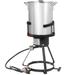 XtremepowerUS 30Qt 1-Burner Propane Turkey Fryer Aluminum in Gray | 19.75 H x 15.5 W x 15.5 D in | Wayfair 95528