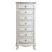 One Allium Way® Ridge 7 Drawer Chest Wood/Solid Wood in Brown/White | 56 H x 24 W x 17 D in | Wayfair BA31E403F22F4321A37F38906B2D7951