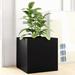 Wade Logan® Fibeglass Reinfored Plastic Planter Box Fiberglass in Black | 28 H x 28 W x 28 D in | Wayfair A8473F63BA1E47D4B12833F5711EAAA8