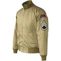 Fury Brad Pitt US Army Tanker WW2 Military Style Bomber Men's Cotton Jacket Deal (3XL)