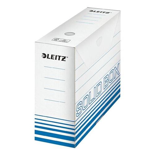 Archivschachtel 100 mm »Solid Box 6128« - 10 Stück blau, Leitz, 10x25.7x33 cm