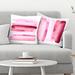 East Urban Home Amy Brinkman 2 Piece Move Forward Throw Pillow Insert Set Polyester/Polyfill in Pink | 16 H x 16 W x 1.5 D in | Wayfair