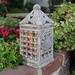 Ophelia & Co. Rosalyn Decorative Bird Cage Cement in Gray | 12 H x 5.25 W x 5.25 D in | Wayfair 28329