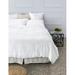 Gracie Oaks Galvez Duvet Cover Set Linen, Cotton in White | Queen Duvet Cover + 2 Shams | Wayfair 0D692A5844D04384ABF95D06DD2AF725