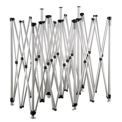 Backyard Pro Courtyard Series 10' x 20' Blue Straight Leg Aluminum Instant Pop Up Canopy Tent