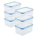 LocknLock Easy Essentials 20-Ounce Rectangular Food Storage Container, Set of 6 Plastic | 2.7 H x 5.9 W x 4.3 D in | Wayfair HPL811S6