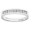 Naava 9 ct White Gold Diamond Channel Set Eternity Women's Ring