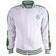 JL Sport Ireland Jacket Retro Football Tracksuit Zipped Jacket Men Top - L White
