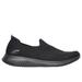 Skechers Women's Ultra Flex - Harmonious Sneaker | Size 6.0 | Black | Textile/Synthetic | Vegan | Machine Washable