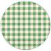 White 94.49 x 0.15 in Area Rug - Sand & Stable™ Mac Plaid Green/Ivory Indoor/Outdoor Area Rug Polypropylene | 94.49 W x 0.15 D in | Wayfair