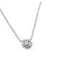 Kate Spade New York Infinity & Beyong Knot Silver Plated Charm Pendant Necklace