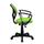 Mid-Back Green Mesh Swivel Task Chair With Arms - Green