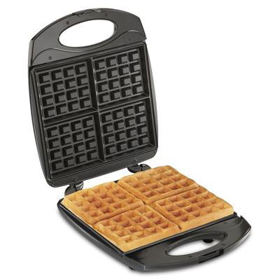 Hamilton Beach Family Belgian-Style Waffle Maker - Black and Stainless Steel