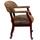 Bomber Jacket Brown Luxurious Conference Chair With Accent Nail Trim And Casters - Brown