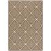 White 36 x 0.19 in Area Rug - House of Hampton® Frankee Ikat Cream/Beige Indoor/Outdoor Area Rug | 36 W x 0.19 D in | Wayfair