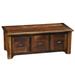 Loon Peak® Alethea Wood Storage Bench Wood in Brown | 18 H x 48 W x 19 D in | Wayfair 23C8AB6346254952BA7161B50ACA849E