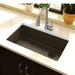 Elkay Quartz Classic 33" L x 17.25" W Undermount Kitchen Sink Quartz in Black/Gray/White | 8.5 H x 17.25 D in | Wayfair ELGU13322MC0