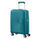 American Tourister Soundbox - Spinner Small Expandable Hand Luggage, 55 cm, 41 liters, Green (Jade Green)