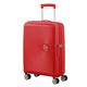 American Tourister Soundbox - Spinner Small Expandable Hand Luggage, 55 cm, 41 liters, Red (Coral Red)