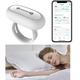 SleepOn Finger Ring Sleep Monitor with Alarm Vibrating for Low Blood O2 and Snoring, Tracking Overnight Oxygen Saturation Level, Heart Rate Fingertip Sleep Aid