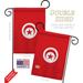 Breeze Decor Tunisia 2-Sided Polyester 1'7" x 1'1" Flag Set in Red | 18.5 H x 13 W in | Wayfair BD-CY-GS-108251-IP-BO-D-US15-BD