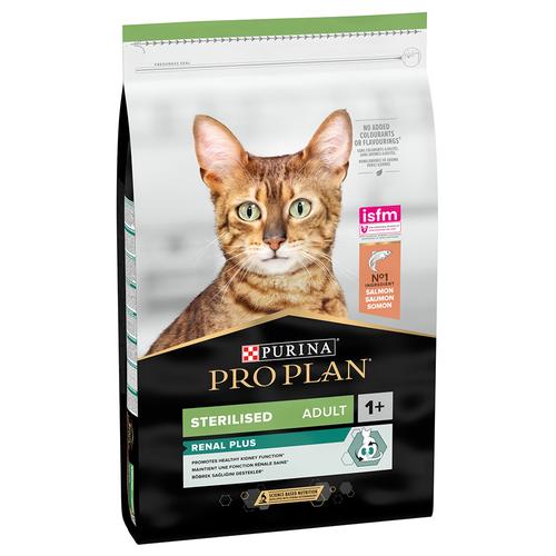 10 kg PURINA PRO PLAN Sterilised Renal Plus reich an Lachs Katzentrockenfutter