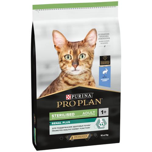 10 kg PURINA PRO PLAN Sterilised Renal Plus Kaninchen Katzentrockenfutter