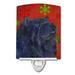 Caroline's Treasures Chow Snowflakes Holiday Christmas Ceramic Night Light Ceramic | 6 H x 4 W x 3 D in | Wayfair SS4708CNL