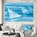 East Urban Home 'From the Shore I' Painting Multi-Piece Image on Wrapped Canvas Metal in Blue/Green | 40 H x 60 W x 1 D in | Wayfair