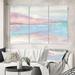 East Urban Home Elegance 'Metallic Shabby Pink I' Painting Multi-Piece Image on Canvas in White | 28 H x 36 W x 1 D in | Wayfair
