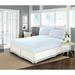 ELEGANT COMFORT 15" Bed Skirt in White | 72 W x 84 D in | Wayfair WF-LACE DESIGN BEDSKIRT California King CREAM