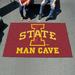 FANMATS Collegiate NCAA Man Cave 94.5 in. x 59.5 in. Non-Slip Indoor Only Door Mat Synthetics | Wayfair 14559