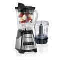 Hamilton Beach® Blender/Chopper Plastic/Metal in Black/Gray | 13.6 H x 11.7 W x 8 D in | Wayfair 58149