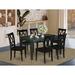 Alcott Hill® Leawood 7 - Piece Extendable Solid Wood Dining Set Wood in Black/Brown | 30 H in | Wayfair 67FC30831EAA467E86160DAF7CD4557E