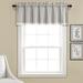 Ophelia & Co. Gunn Lace 52" Window Valance Linen in Gray | 18 H x 52 W x 3 D in | Wayfair CD6DE84740D647CC9EBEC6197943469D