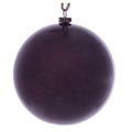 Vickerman 622339 - 8" Burgundy Wood Grain Ball Christmas Tree Ornament (2 pack) (MC197365)