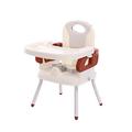 ZXQZ Baby High Chair, Children's Dining Chair Portable Eating Table Foldable Multi-Function Chair 3 Mode Adjustment