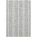 Gray/White 108 x 0.125 in Area Rug - Dash and Albert Rugs Melange Striped Handmade Handwoven Area Rug Recycled P.E.T. | 108 W x 0.125 D in | Wayfair