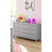 Storkcraft Alpine 6 Drawer Double Dresser in Gray | 34.02 H x 53.34 W x 16.73 D in | Wayfair 03666-40F