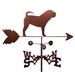 SWEN Products Rivas Shar Pei Dog Weathervane Metal/Steel in Brown/Gray | 30 H x 21 W x 15.5 D in | Wayfair 1269-Garden