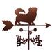 SWEN Products Rivas Tibetan Spaniel Weathervane Metal/Steel in Brown/Gray | 30 H x 21 W x 15.5 D in | Wayfair 1277-Flat